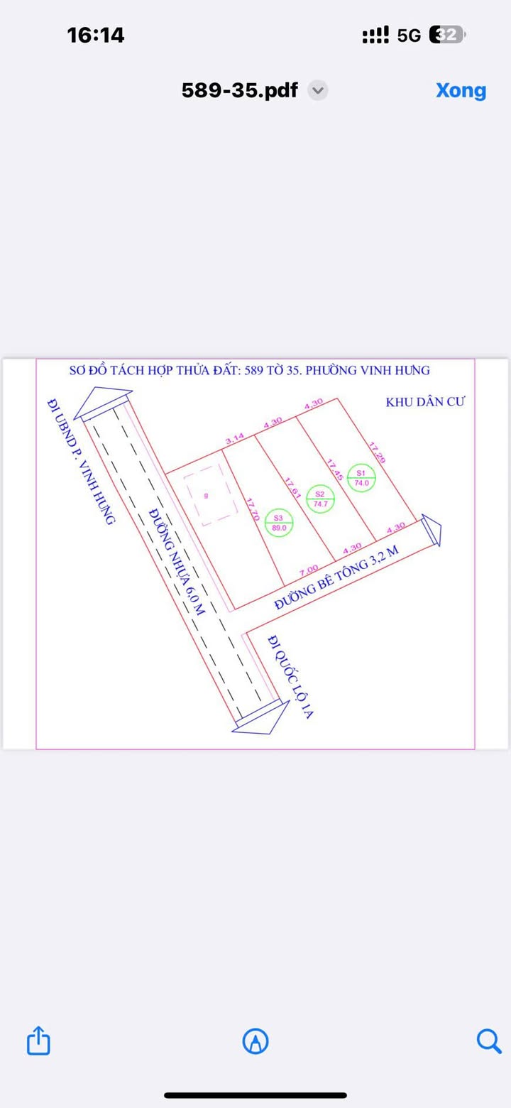 Đất nền Nghi Kim Vinh 73m² giá 1.8 tỷ - Vị trí trung tâm tiện ích đầy đủ!
