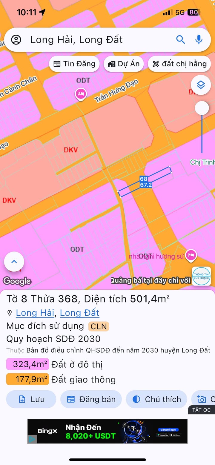 Đất vườn Long Hải 500m² giá 3.4 tỷ - Cơ hội đầu tư tuyệt vời!