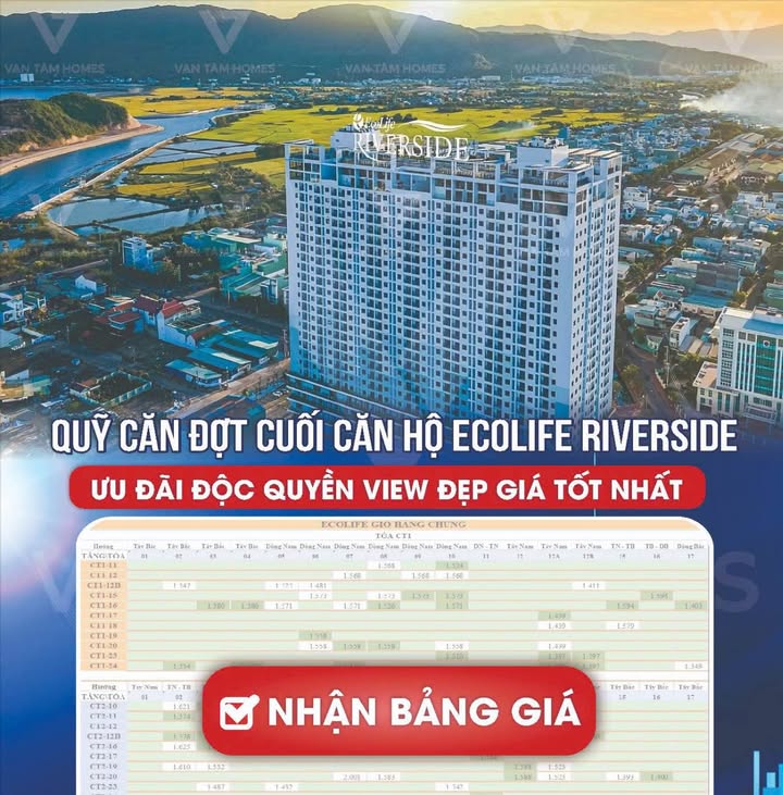 Căn hộ Ecolife Riverside 64m² giá 1 tỷ - Sổ hồng chính chủ!