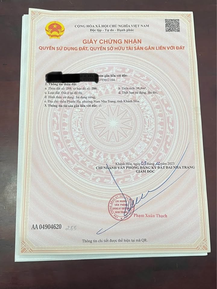 Đất nền Hẻm 1 Bình Hòa, Phước Đồng, Nha Trang 100m² giá 1.75 tỷ - Cơ hội đầu tư tuyệt vời!