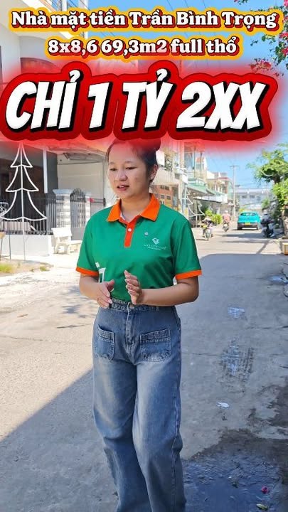 Nhà mặt tiền đường Trần Bình Trọng La Gi 69m² giá 1.2 tỷ - Mặt bằng kinh doanh lý tưởng!