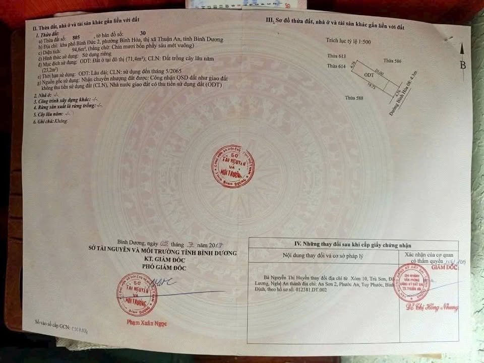 Đất thổ cư Bình Hòa, Thuận An 96m² giá 2,7 tỷ - Đầu tư tiềm năng!