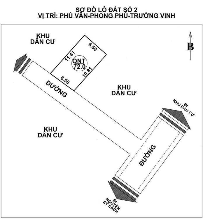 Đất nền Hưng Hoà Vinh 72m² giá 1.6 tỷ - Cạnh Hồ Điều Hòa!
