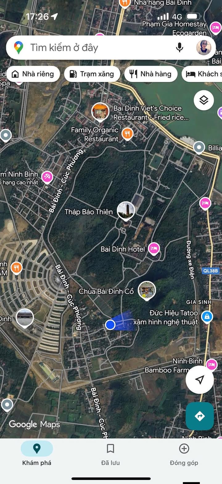 Bán đất + Nhà biệt thự sân vườn tại Phường Tây Hoa Lư, Ninh Bình 2025m² - Không gian nghỉ dưỡng lý tưởng!