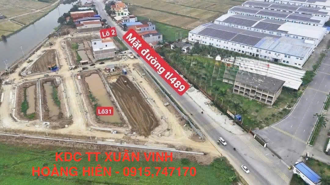 Đất nền KDC Xuân Vinh, Nam Định 115.5m² giá 2.7 tỷ - Cơ hội đầu tư hấp dẫn!