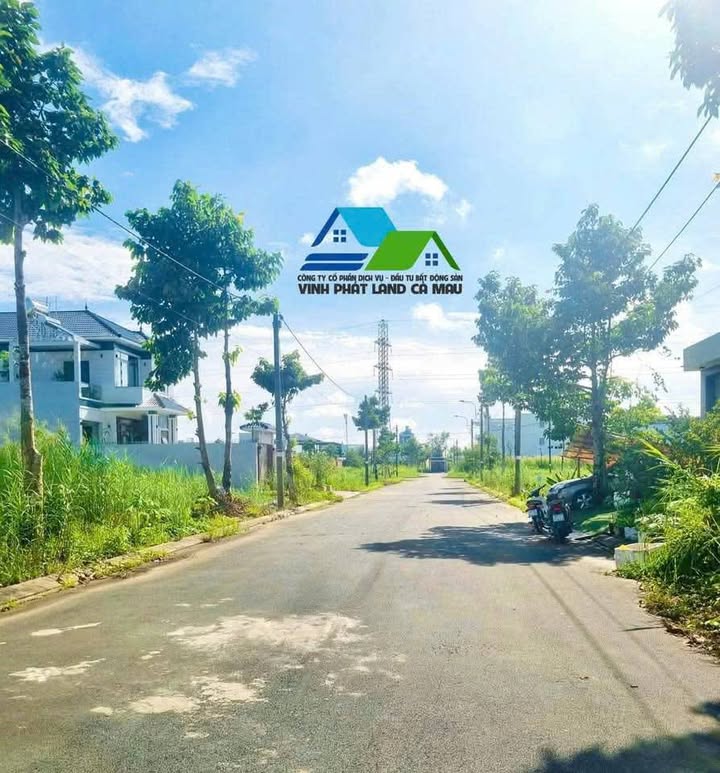 Đất nền Khu Đô Thị Sao Mai Nhựt Hồng Cà Mau 122m² giá 1.3 tỷ - Sổ đỏ chính chủ