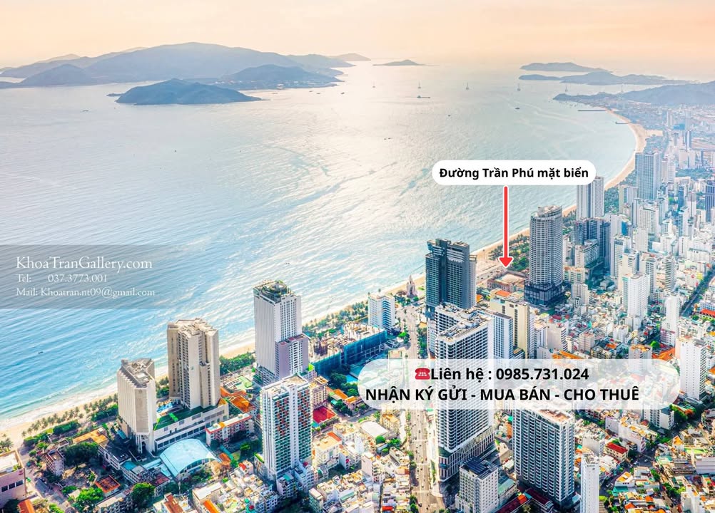 Khách sạn 6 tầng mặt tiền Trần Phú Nha Trang - Giá thuê 100 triệu/tháng, cơ hội đầu tư hấp dẫn!