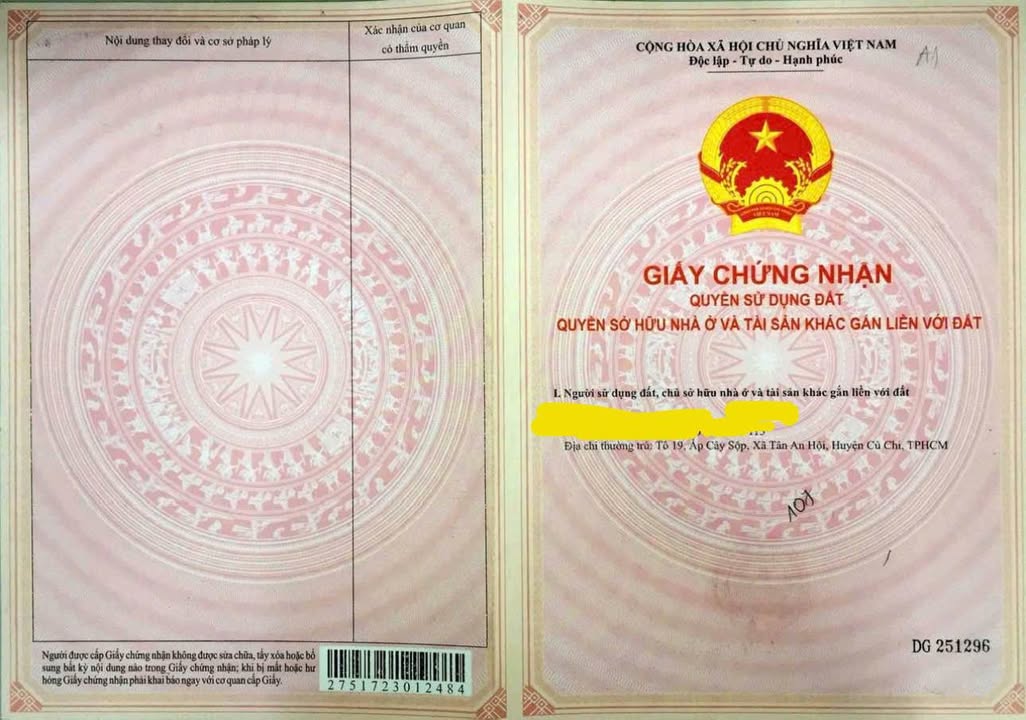 Đất thổ cư 103m² tại Phú Hòa Đông, Củ Chi - Chỉ 1.25 tỷ, sổ hồng riêng!