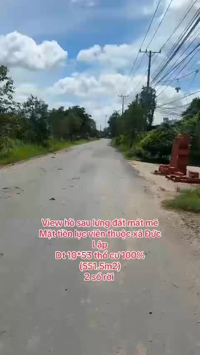 Đất nền Đức Lập, Đức Hòa 530m² giá 2.15 tỷ - Pháp lý sổ đỏ, thổ cư 100%!