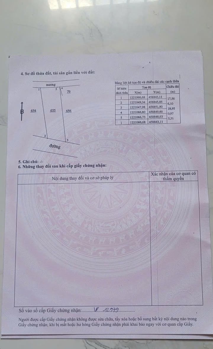 Đất thổ cư 110,7m² mặt tiền đường bê tông tại xã Hàm Liêm - Giá chỉ 580 triệu!