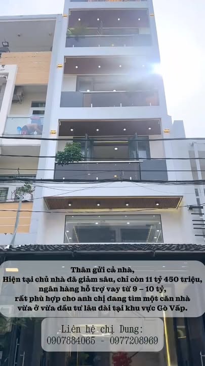 Nhà phố Gò Vấp 64m² giá 11.45 tỷ - Hỗ trợ ngân hàng lên đến 10 tỷ!