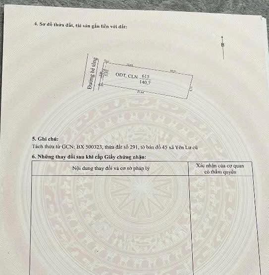 Đất nền Yên Lư 140m² giá thỏa thuận - Mặt tiền 6m, kinh doanh thuận lợi!