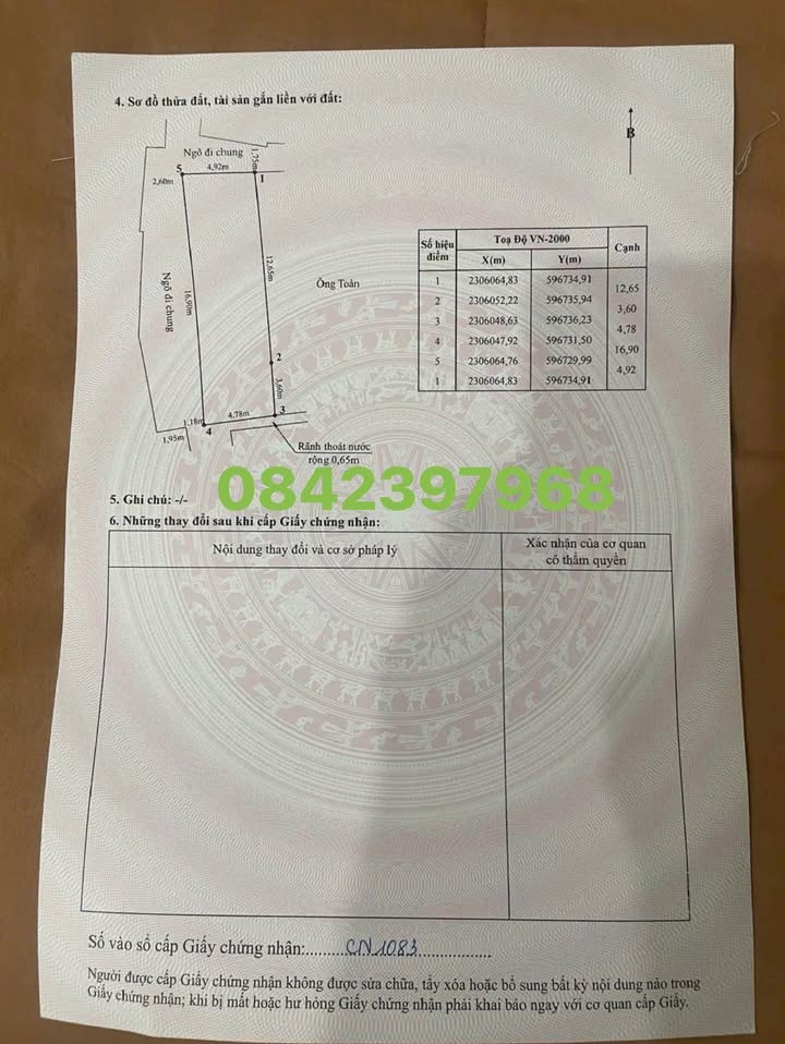 Đất mặt ngõ Hồ Sen, Lê Chân, 81m² giá chỉ 6.156 tỷ - Sổ đỏ chính chủ, hỗ trợ ngân hàng 80%!