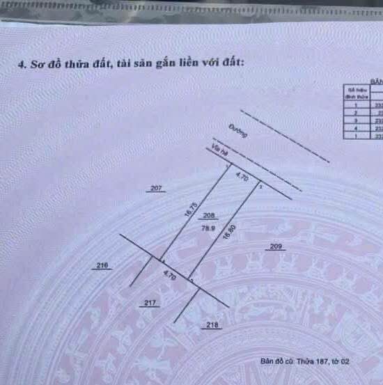 Đất dịch vụ Di Trạch Hoài Đức 79m² giá 11.835 tỷ - Sổ đỏ chính chủ