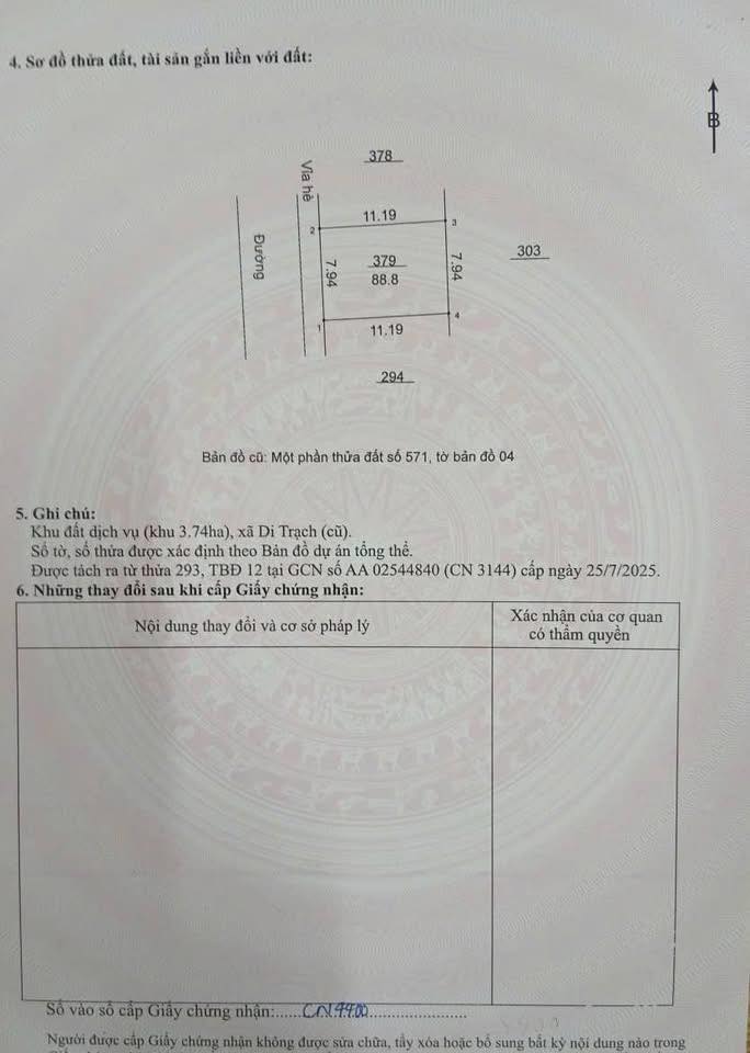 Đất dịch vụ 88,8m² tại Di Trạch - Hoài Đức, giá thỏa thuận - Cơ hội đầu tư hấp dẫn!