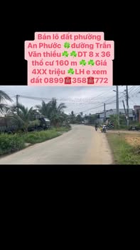 Đất thổ cư phường An Phước 288m² giá 400 triệu - Cơ hội đầu tư tuyệt vời!