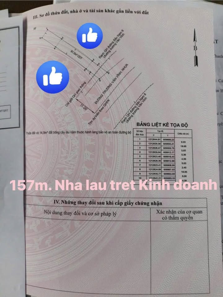 Nhà Mặt Tiền Đường Trương Văn Vĩnh, Tân Đông Hiệp 158m² giá 4.5 tỷ - Cơ hội vàng cho nhà đầu tư!