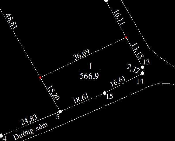 Đất nền Ba Trại, Ba Vì 548m² giá thỏa thuận - Lô góc 2 mặt tiền hiếm có