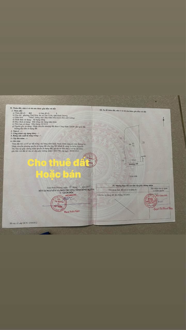 Đất thổ cư Tân Khánh, Thủ Đức 746m² giá thỏa thuận - Đầu tư sinh lời ngay!