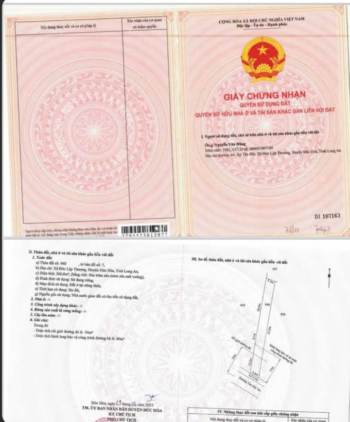 Đất nền mặt tiền Tân Hội 250m² giá thỏa thuận - Cơ hội đầu tư tuyệt vời!