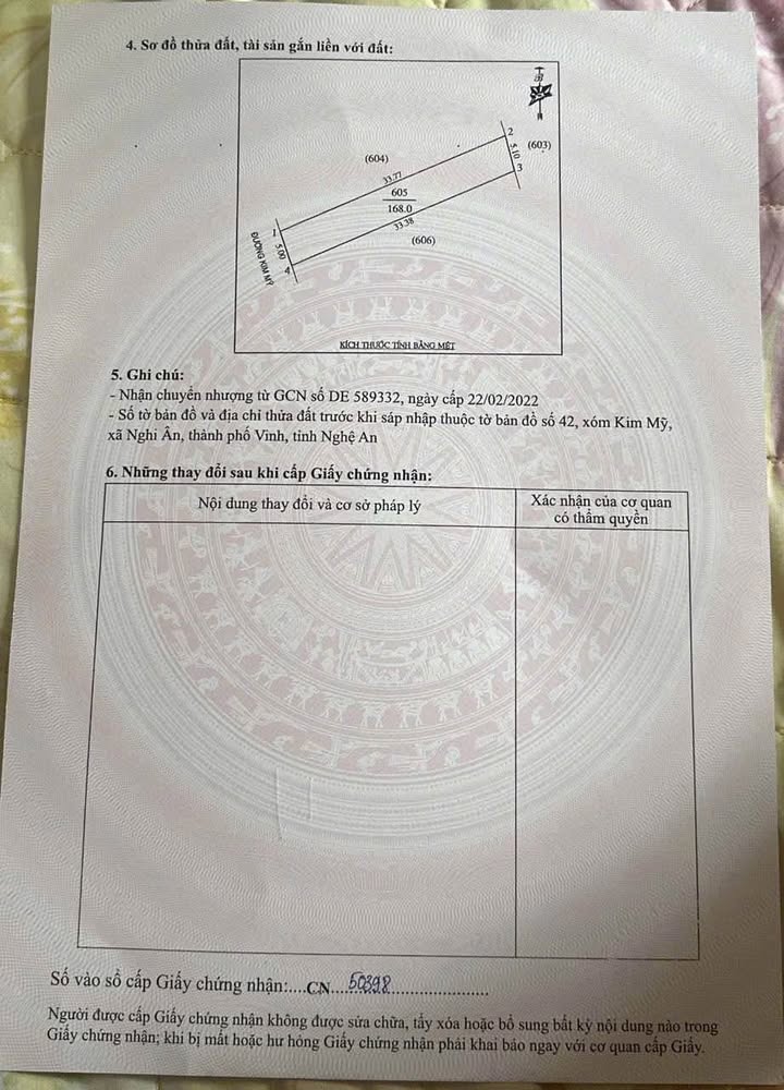 Đất mặt đường Kim Mỹ, phường Vinh Phú, 168m² - Giá tốt, vị trí đắc địa!