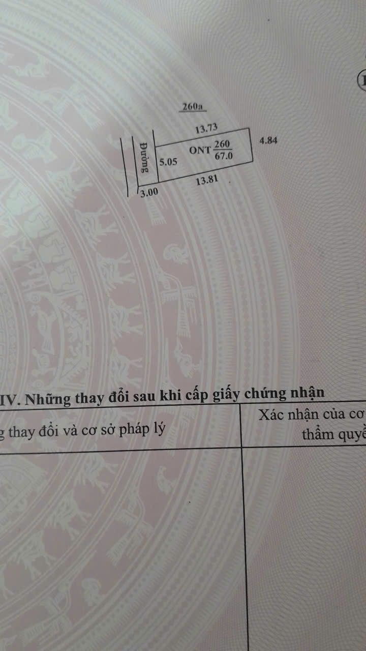 Đất nền Vĩnh Hưng 67m² giá 800 triệu - Cơ hội đầu tư sinh lời!