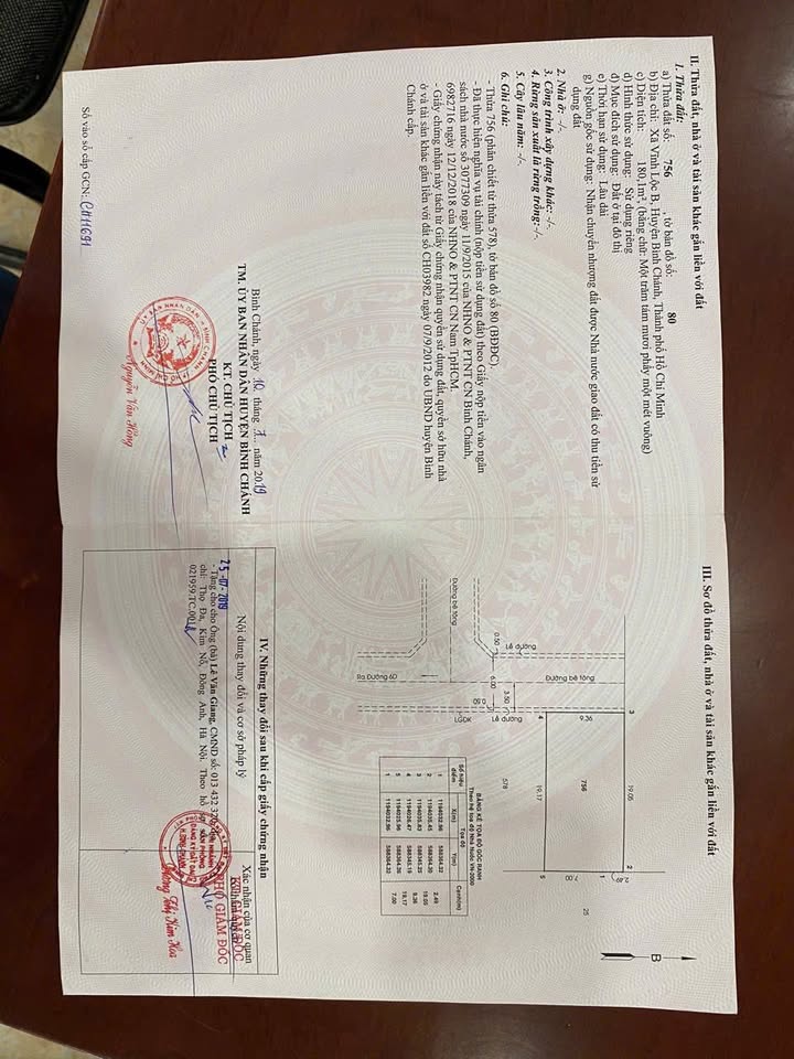 Đất sổ hồng riêng ấp 6A, xã Tân Vĩnh Lộc 180m² giá 6.8 tỷ - Đường thông thoáng, tiện ích đầy đủ!