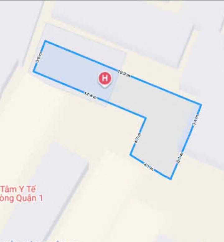 Nhà phường Tân Định, Quận 1, 105m², giá 16.8 tỷ - Vị trí trung tâm, phù hợp xây mới!