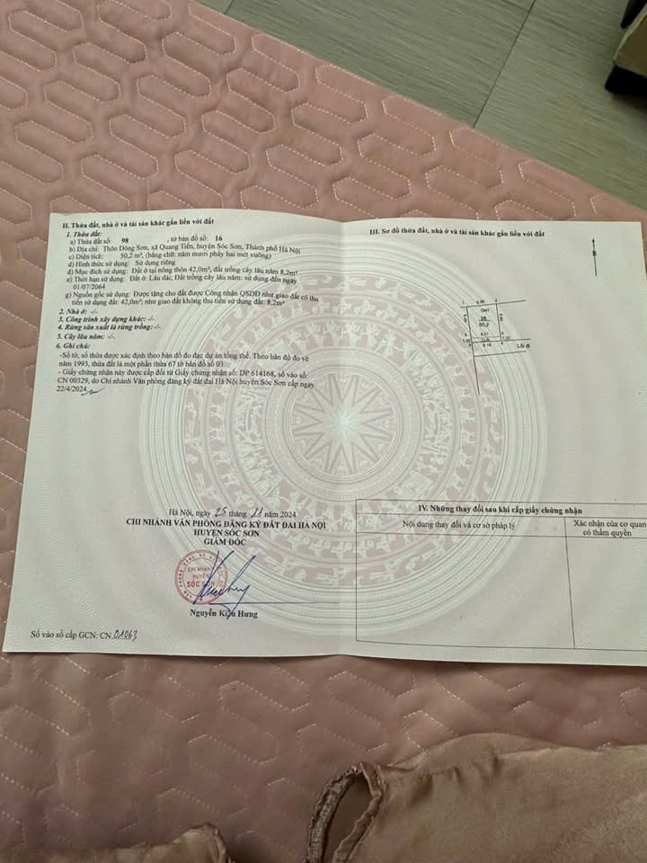 Đất nền Quang Tiến, Sóc Sơn 50m² giá 1.5 tỷ - Đầu tư sinh lời ngay!