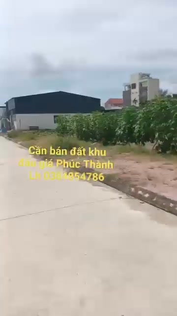 Đất đấu giá Phúc Thành - 100m² giá thỏa thuận - Cơ hội đầu tư hấp dẫn!