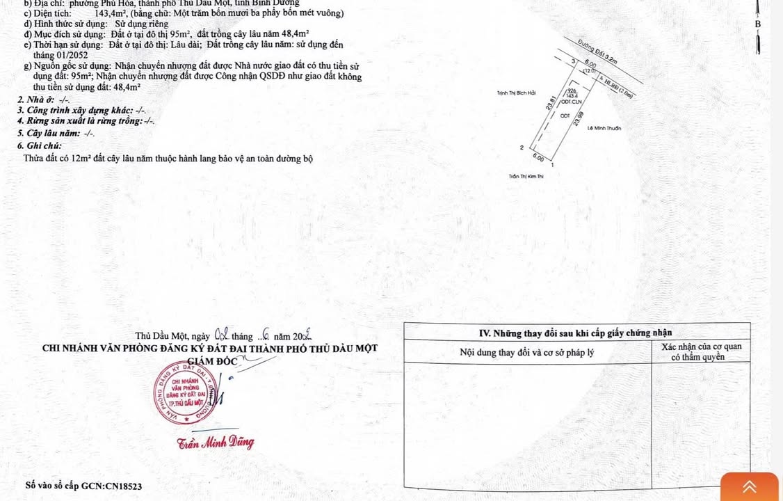 Đất Phú Hòa, Thủ Dầu Một 138m² giá chỉ 2 tỷ - Đường thông rộng rãi!