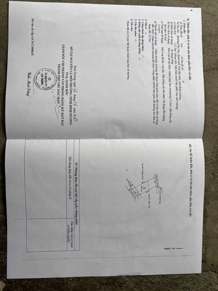 Đất nền Phú Thọ Thủ Dầu Một 114m² giá chỉ 2.2 tỷ - Sổ đỏ chính chủ, thổ cư 100%!