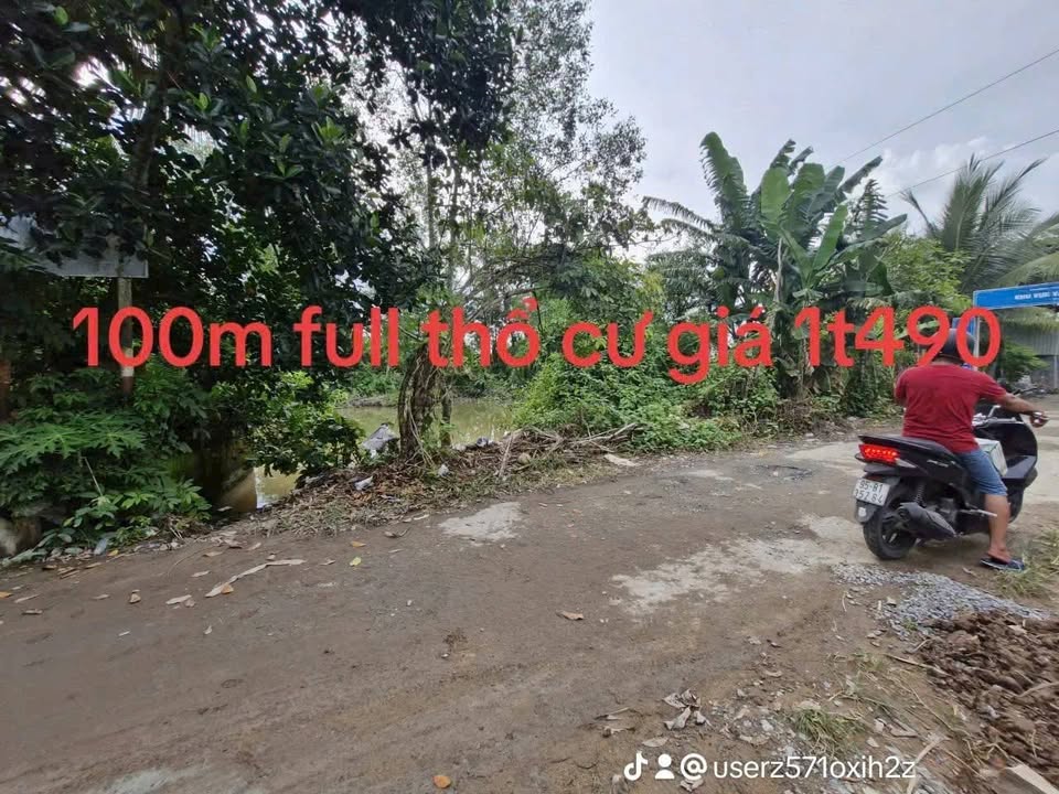 Đất nền 100m² Thường Thạnh, Cái Răng chỉ 1.44 tỷ - Sổ đỏ chính chủ!