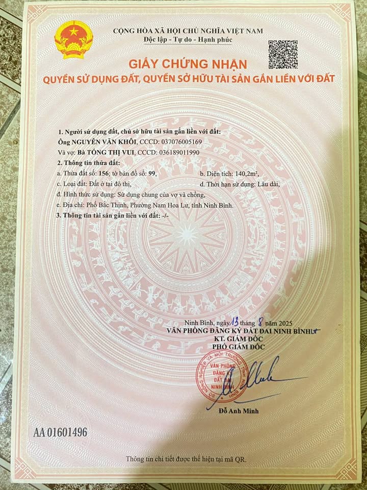 Đất Ninh Sơn 87m² giá 2xx triệu - Sổ đỏ chính chủ, thương lượng tốt!