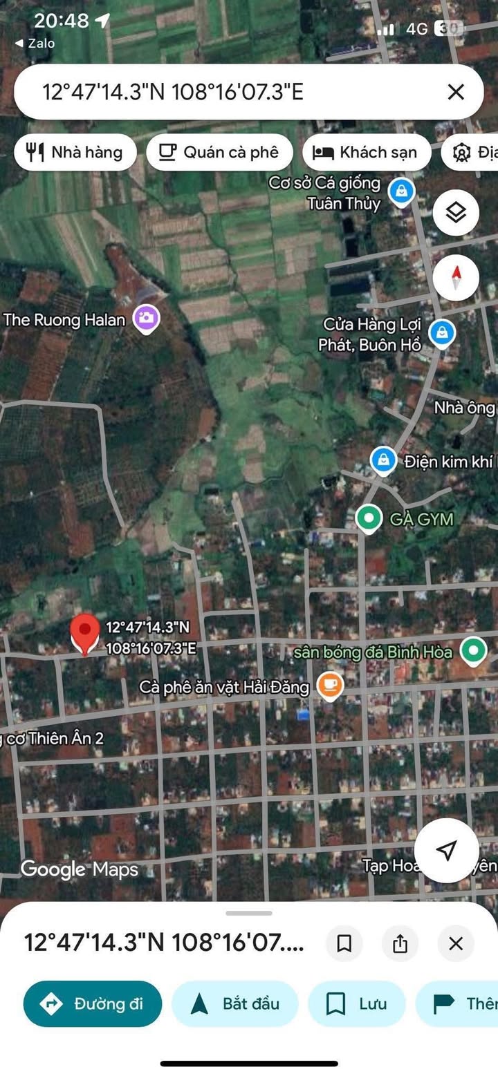 Đất nền tại Cư Bao, Buôn Hồ - 225m² chỉ 210 triệu - Sổ đỏ chính chủ!