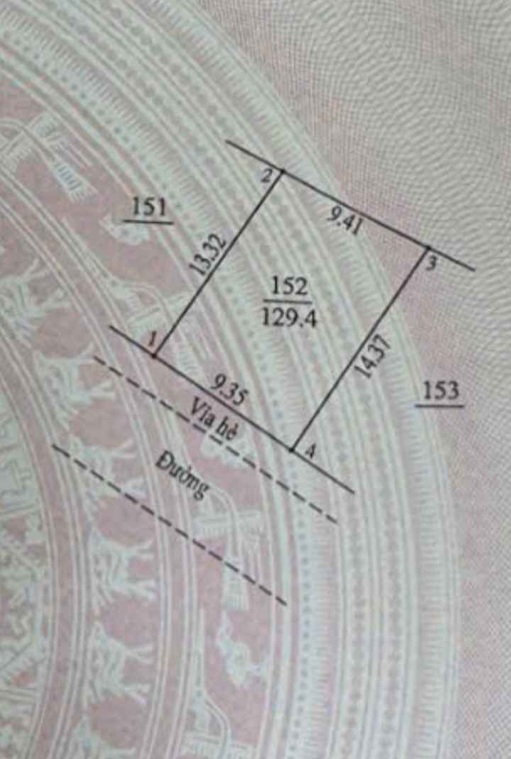 Đất dịch vụ Di Trạch, Hoài Đức 129.4m² - Vị trí đắc địa, đầu tư sinh lời!