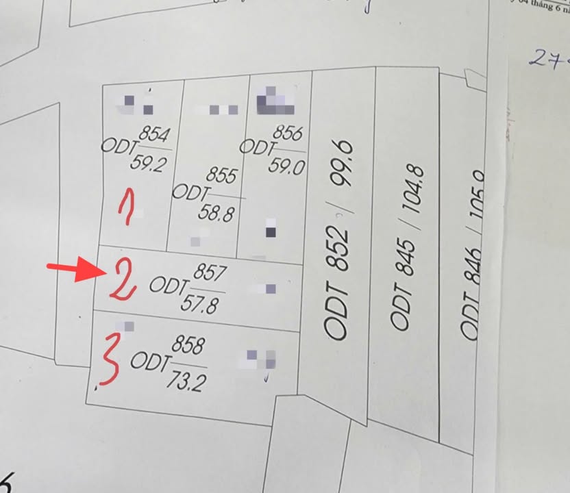 Đất thổ cư Vạn An Bắc Ninh 57.8m² giá 2 tỷ - Vị trí trung tâm thuận lợi!