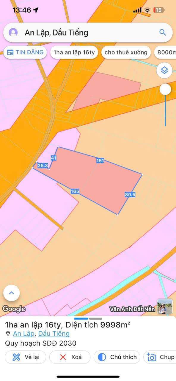 Đất nền An Lập Dầu Tiếng 11.000m² - Cơ hội đầu tư hấp dẫn!