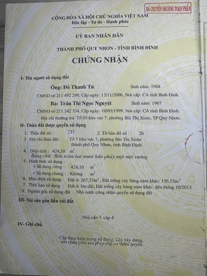 Nhà mặt tiền đường Âu Cơ, P. Bùi Thị Xuân, 369m² giá 6.5 tỷ - Cơ hội đầu tư tuyệt vời!