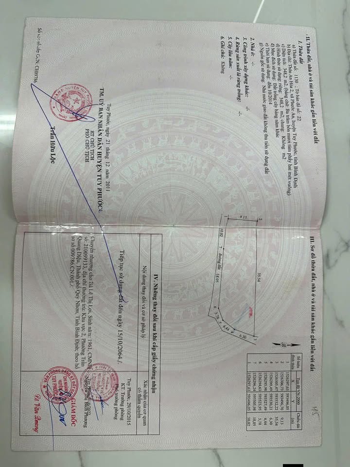 Bán lô đất vườn Phước An 348m² - Mặt tiền đường rộng, thích hợp xây dựng nhà vườn!