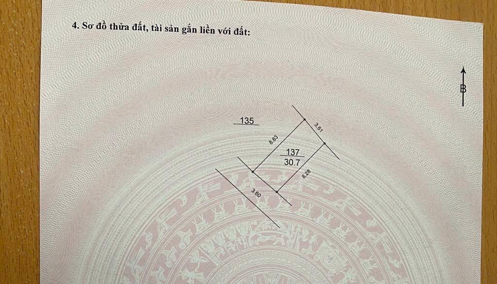 Đất nền Lĩnh Nam 31m² giá 4.6 tỷ - Ô tô đỗ cửa, gần trường học!