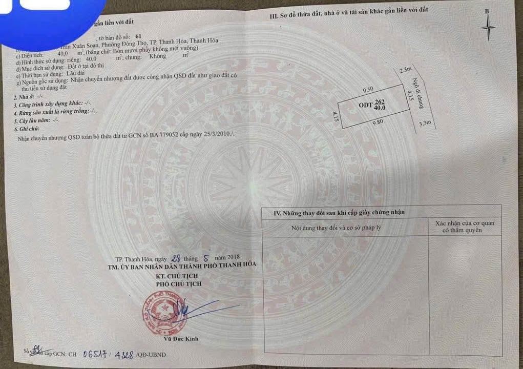 Nhà C4 gác xép phường Đông Thọ 40m² giá 1 tỷ - Vị trí thuận lợi gần trung tâm!