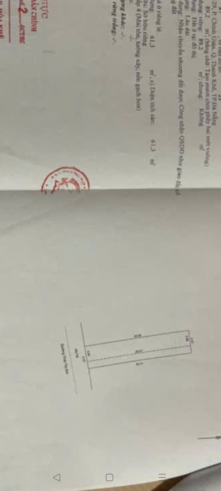 Nhà mặt tiền kinh doanh đường Thái Thị Bôi, quận Thanh Khê, 89m² giá 8.7 tỷ - Cơ hội đầu tư hấp dẫn!