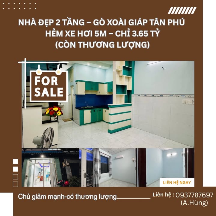 Nhà đẹp 2 tầng tại Gò Xoài, Bình Tân 28m² giá 3.65 tỷ - Sẵn sàng vào ở ngay!