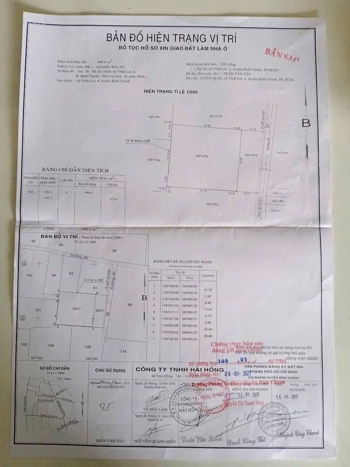 Đất nền Vĩnh Lộc A Bình Chánh 1322m² giá 18.5 tỷ - Đầu tư sinh lời ngay!