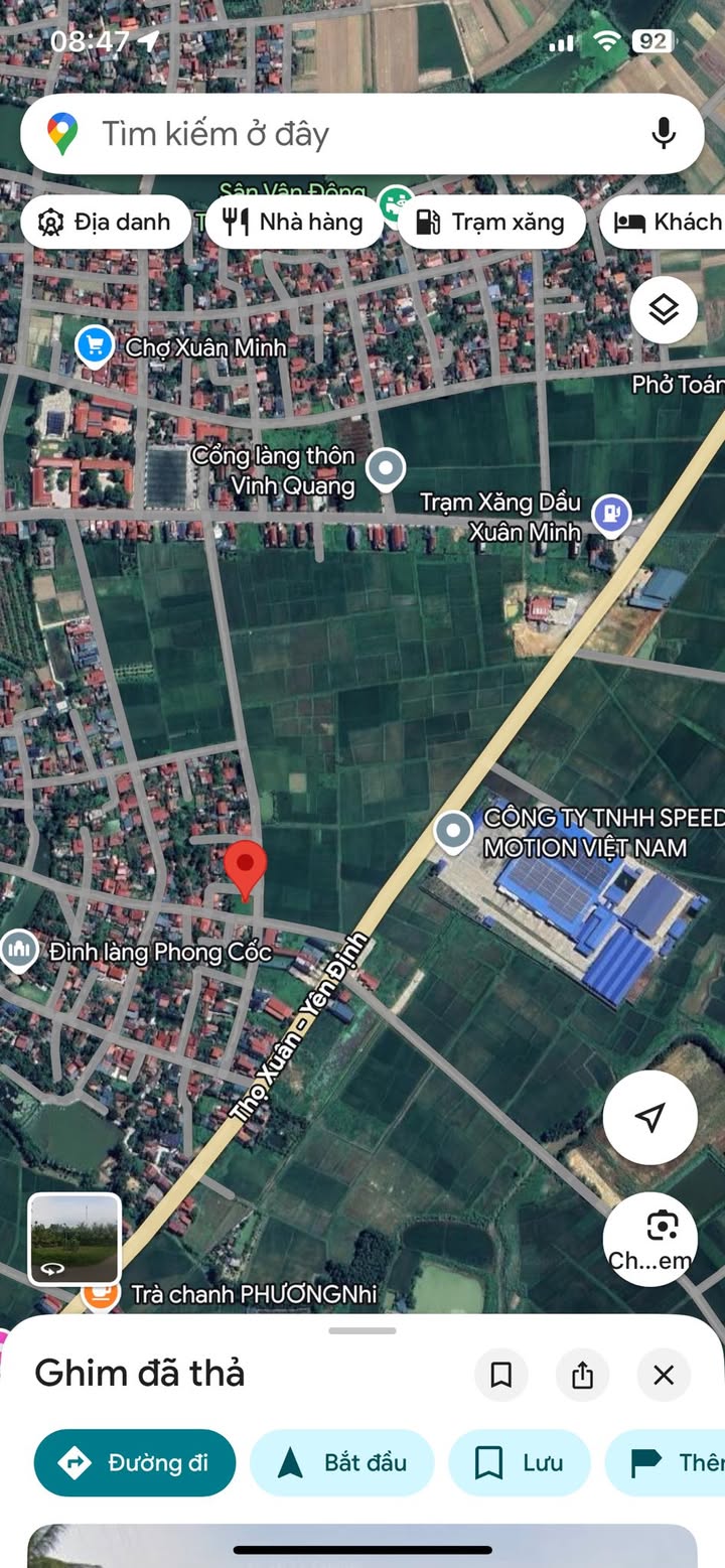 Đất nền xã Xuân Lập, Thọ Xuân, Thanh Hóa - Diện tích 100m² giá chỉ 600 triệu