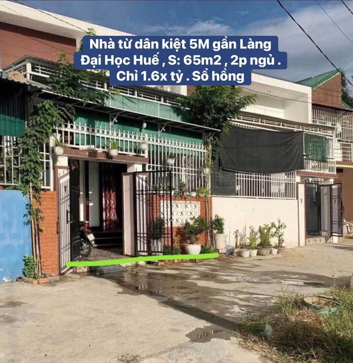 Nhà riêng An Cựu Huế 65m² giá 1.6 tỷ - Pháp lý rõ ràng, chính chủ