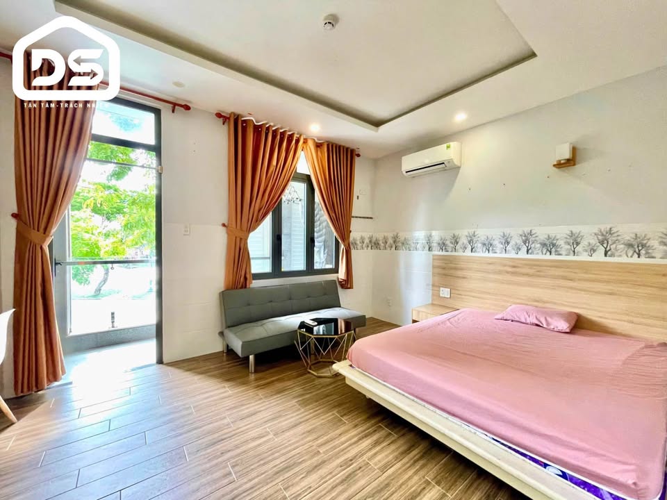 Căn hộ 1 phòng ngủ Phước Hải Nha Trang 45m² giá 7.5 triệu - Full nội thất, ban công rộng!