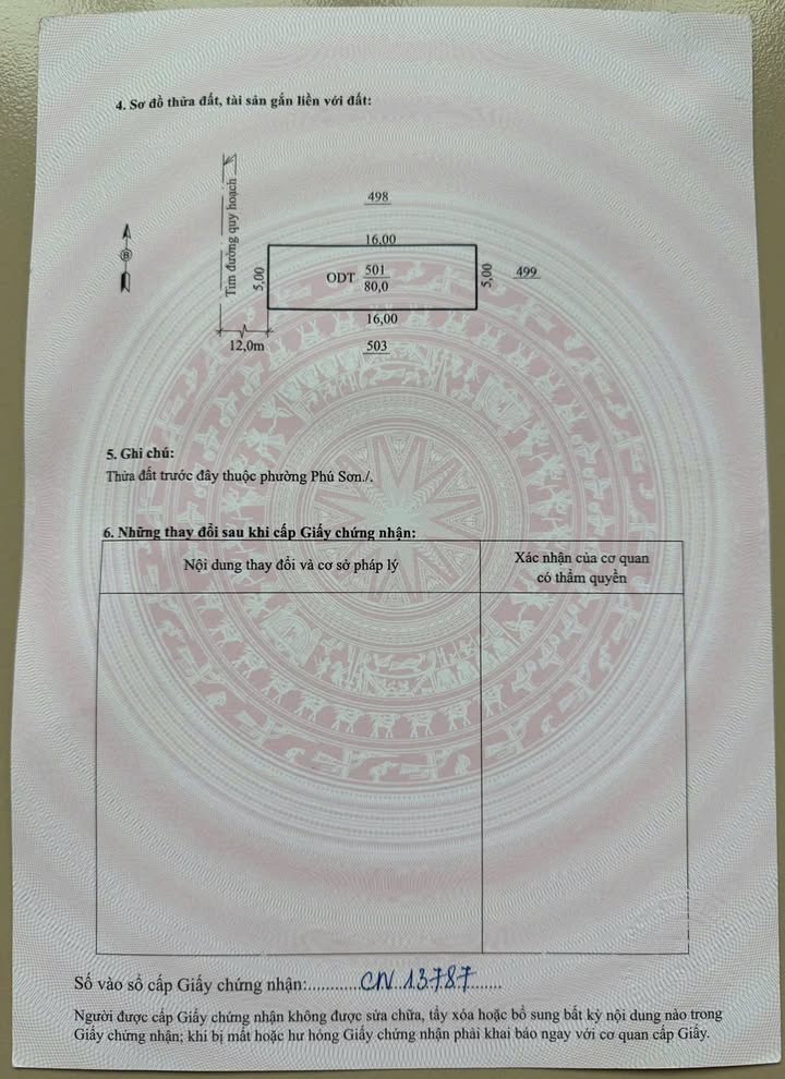 Đất nền Phú Sơn, Thanh Hóa 80m² - Vị trí đẹp, giá thỏa thuận!