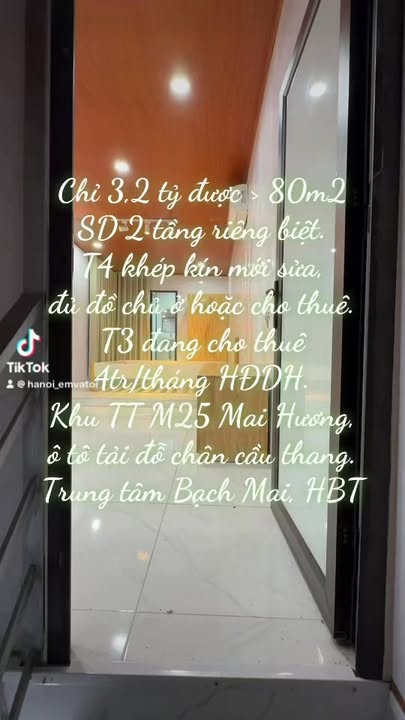 Căn hộ M25 Mai Hương 80m² giá 3.2 tỷ - Sẵn sàng vào ở ngay!